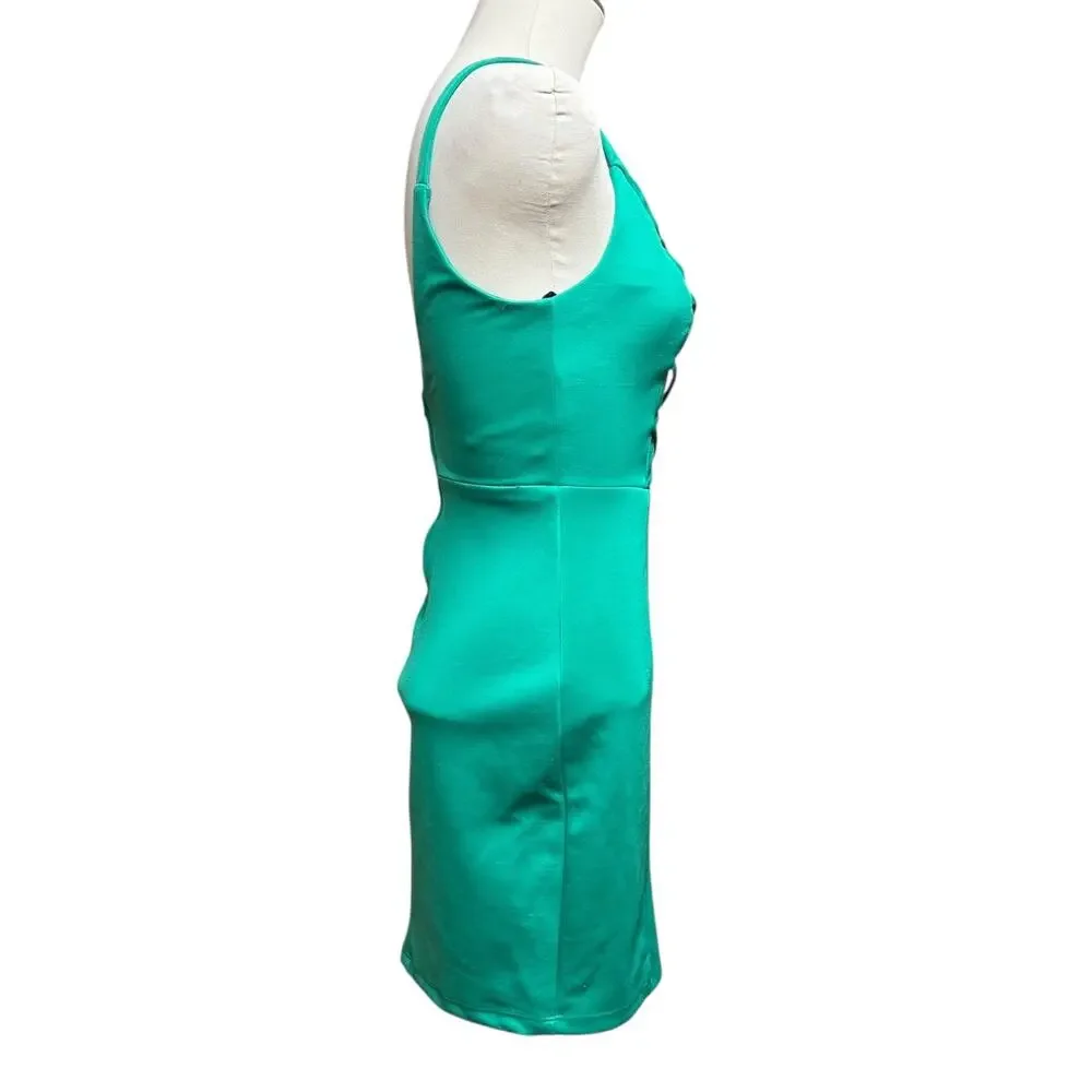 B. Darlin Criss Cross Mini Dress Green 7/8
